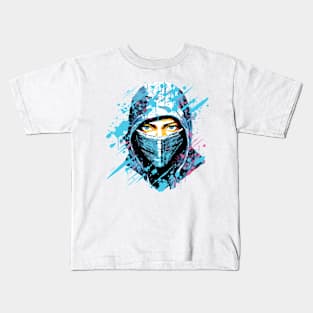 Ninja Game Urbain City Life Mistery Shadow Abstract Kids T-Shirt